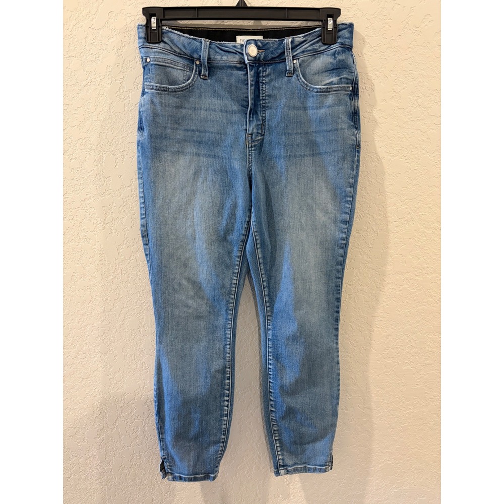 Everflex by Maurices High Rise Super Skinny Ankle Jeans Medium Wash Size 10